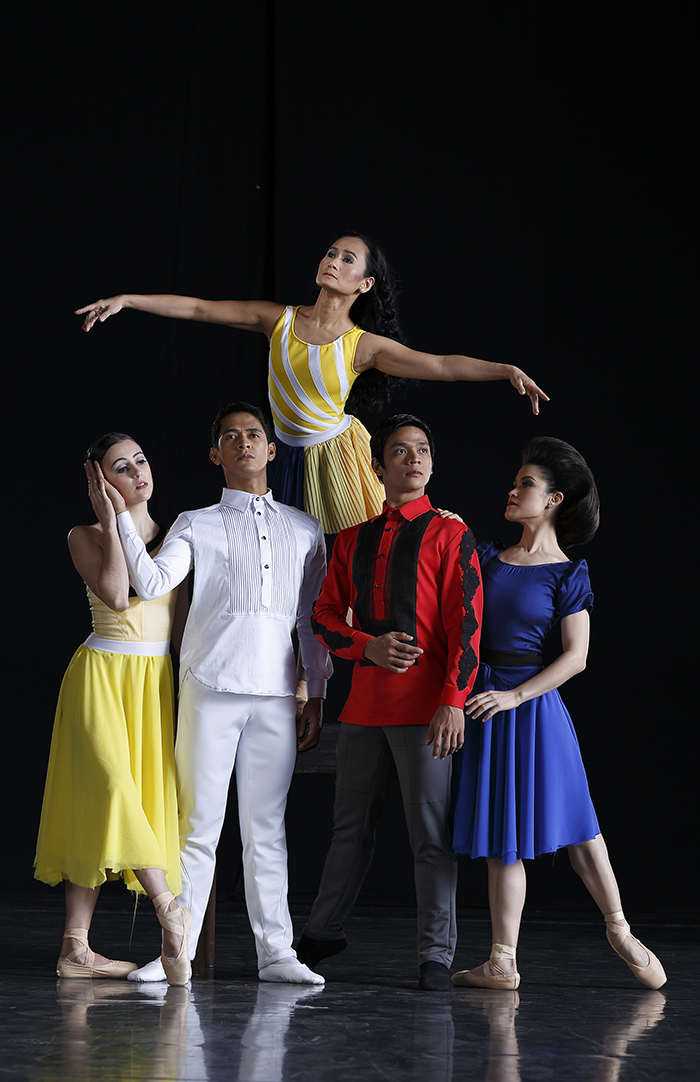 Lisa Macuja with Ballet Manila Company Artists in Rebel