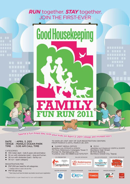 Kid-Friendly and Pet-Friendly Event: Join us at Good Housekeeping Family Run 2011 on April 3