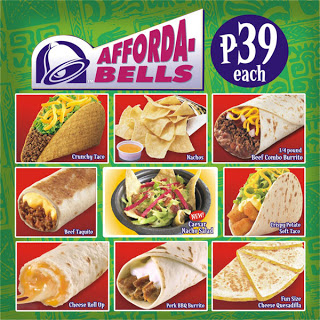 Taco Bell: Affordabells for only P39!