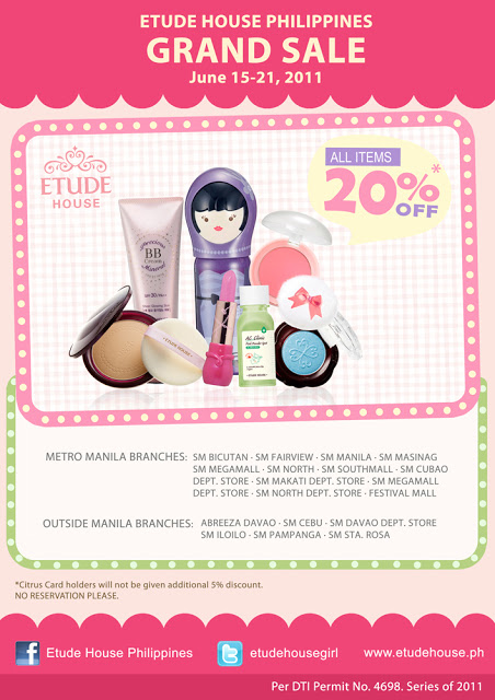 Etude House Philippines: Grand Sale