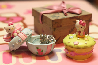 What’s on my table? Hello Kitty Jewelry Box