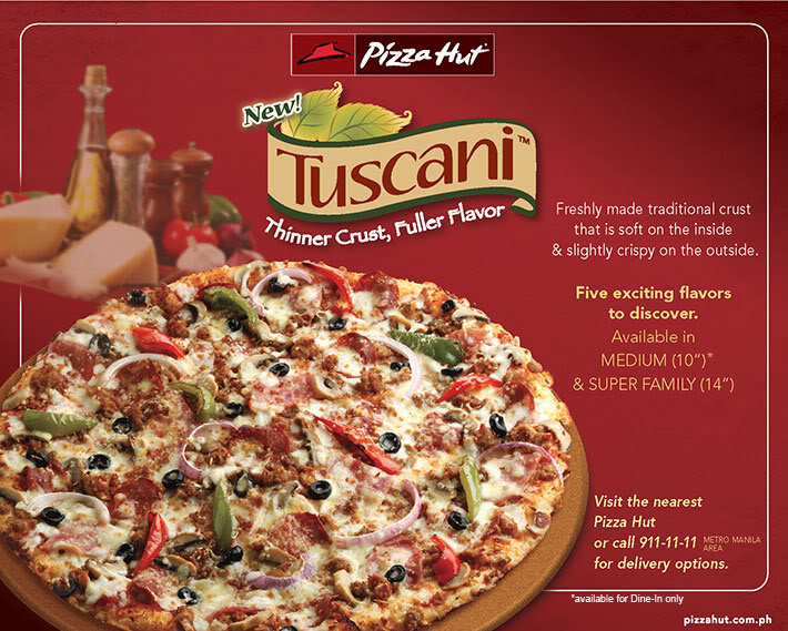 Introducing the New Tuscani from Pizza Hut!