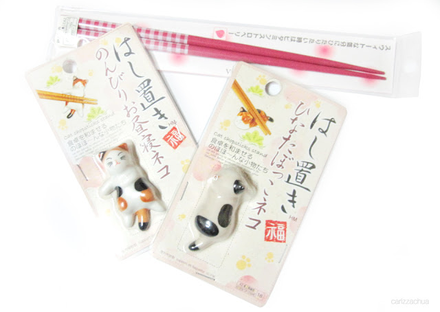 Cat Chopstick Stands from Saizen