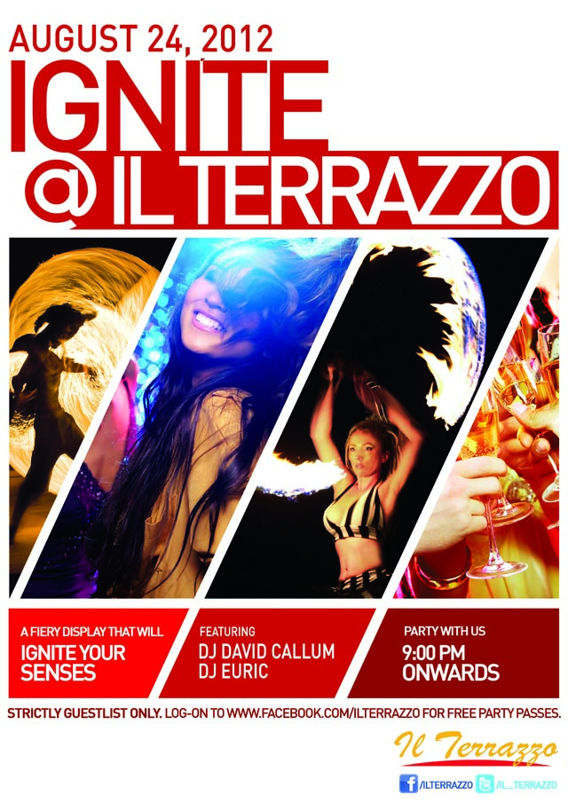 IGNITE @ Il Terrazzo VIP tickets Giveaway