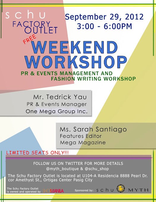 Carizza x SCHU x MYTH FREE Weekend Workshop