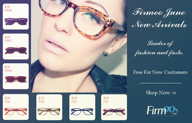 Hit your summer with Firmoo Free Glasses in June