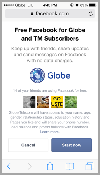 Globe subscribers to enjoy Free Facebook until February 14