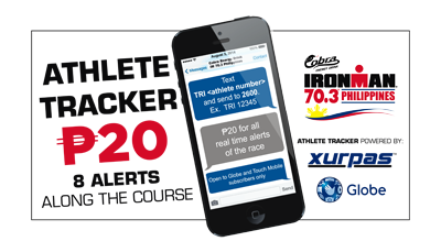 Ironman 70.3 Philippines race time updates available for Globe/TM subs