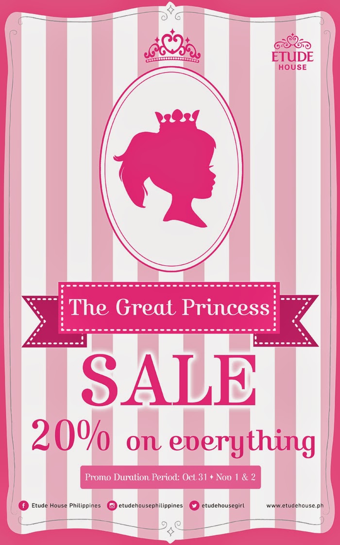 Etude House’s Great Princess Sale this Weekend!