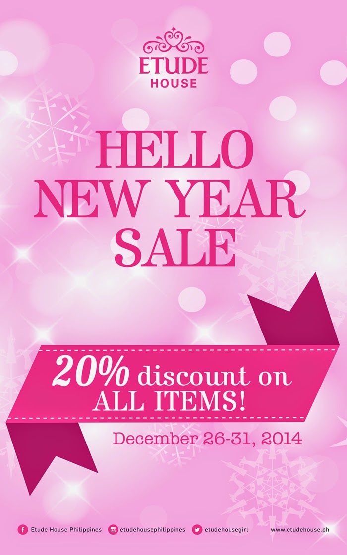 Etude House Announces New Year Sale!