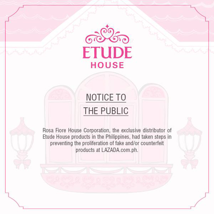 Say NO to Fake Etude House Products