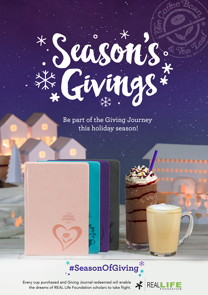 The Coffee Bean & Tea Leaf shares in the Season’s Givings with the Giving Town