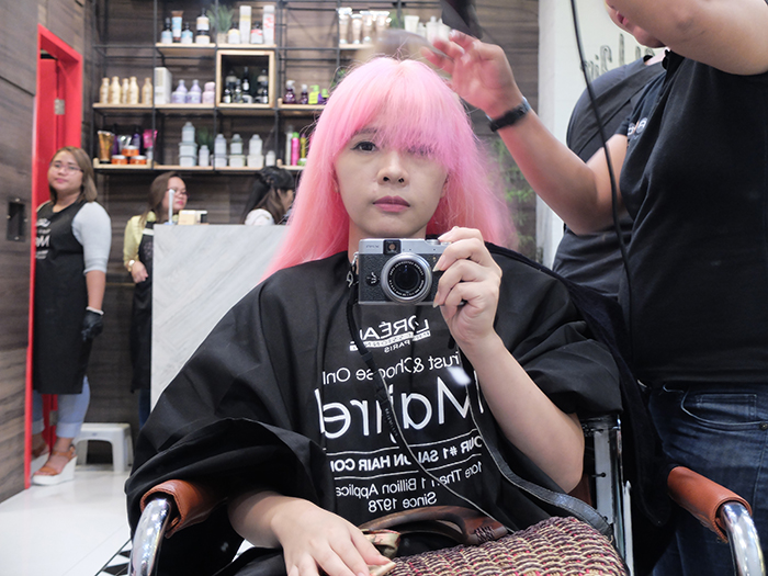 Pastel Pink Hair by Azta Urban Salon, Venice Grand Canal