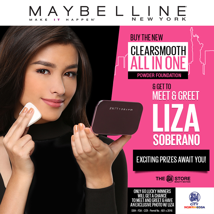 Maybelline gives you the chance to meet  Liza Soberano this February 18!