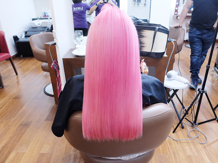 Pink Hair at Piandre Salon