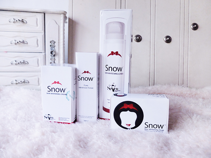 Snow Skin Whitening cream, lotion, soap and the new toner!