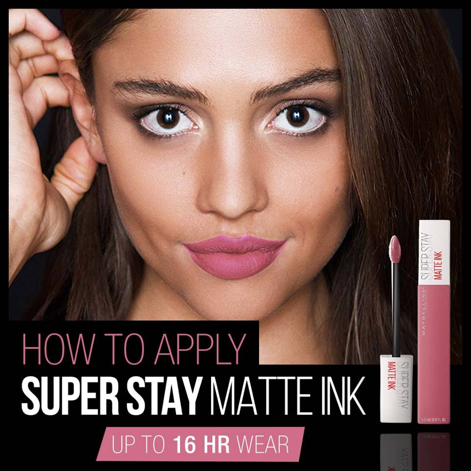 Time to Ink your Lips with Attitude with the newest Superstay Matte Ink by Maybelline New York
