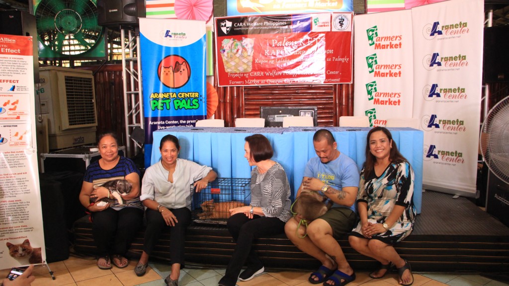 Araneta Center and CARA care for the ‘Palengcats’