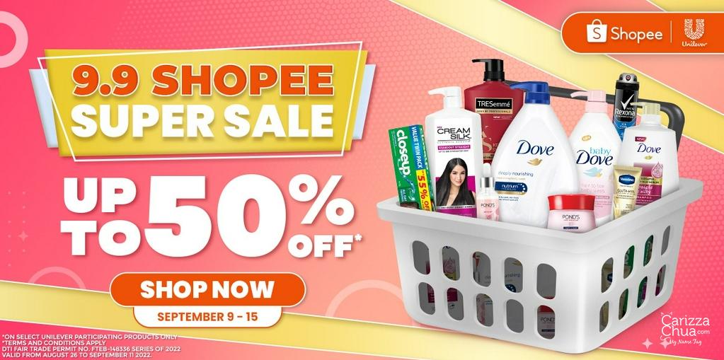 50% Off on Beauty Must-Haves this 9.9 Shopee Super Shopping Day!